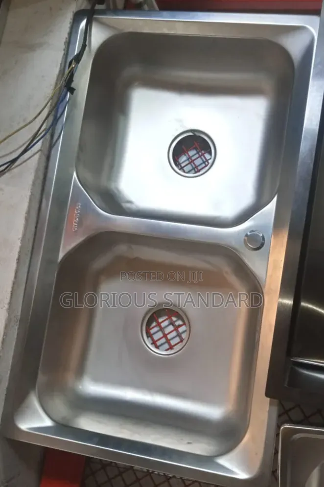 Stainless Sink Double Bull