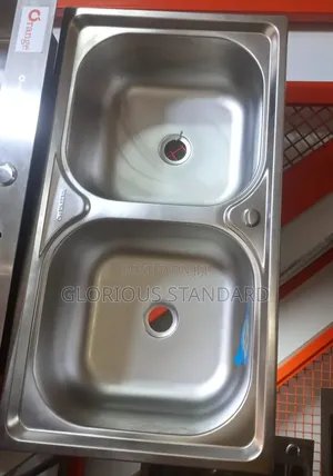 Stainless Sink Double Bull