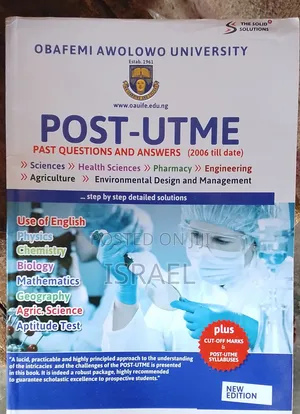 Oau Post-Utme Past Questions and Answers for All Science Courses