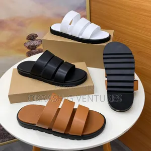 Zara Leather Slippers for Men's