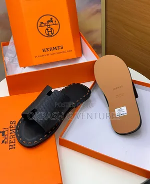 Hermes Leather Slippers for Men's