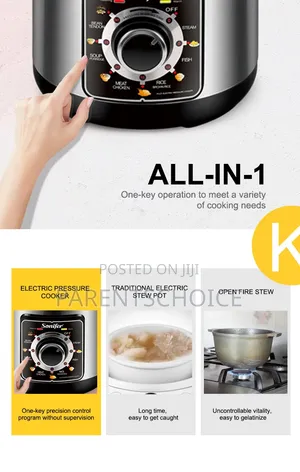 Automatic Timing Control 6 Liter Power Electric Pressure Cooker