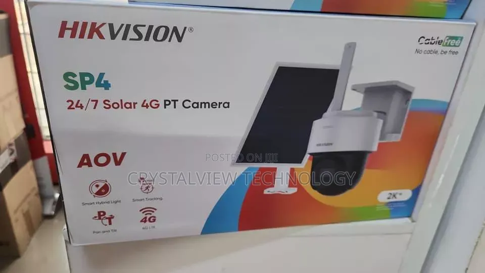 Hikvision 4mp Solar Powered Camera With Two-Way Audio