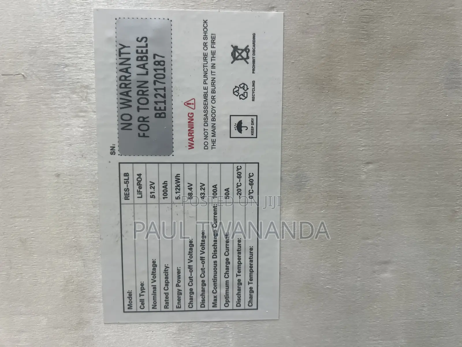 Hyper 5kwh 48v Lithium Battery