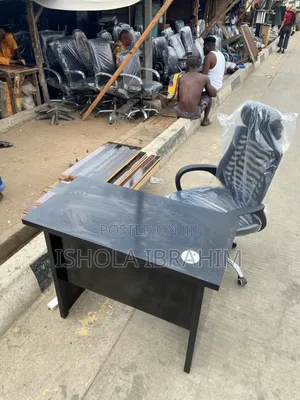 3ft Office Table and Rolling Chair Available
