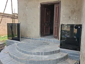 Handrails With Black Glass