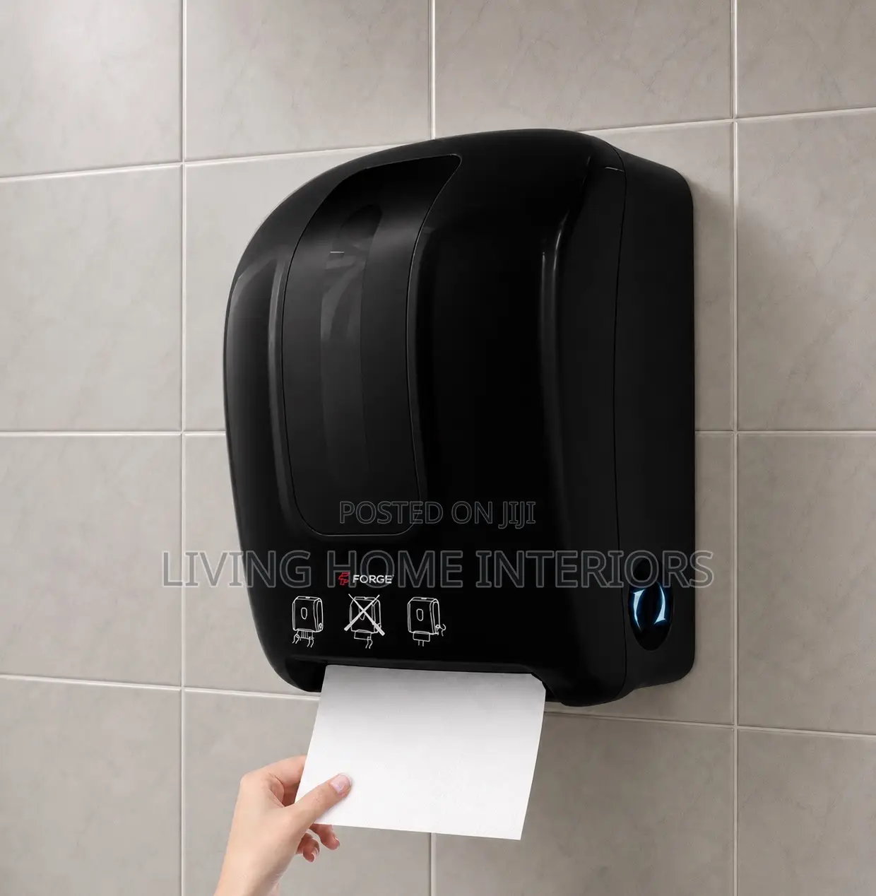 Black Automatic Tissue Dispenser