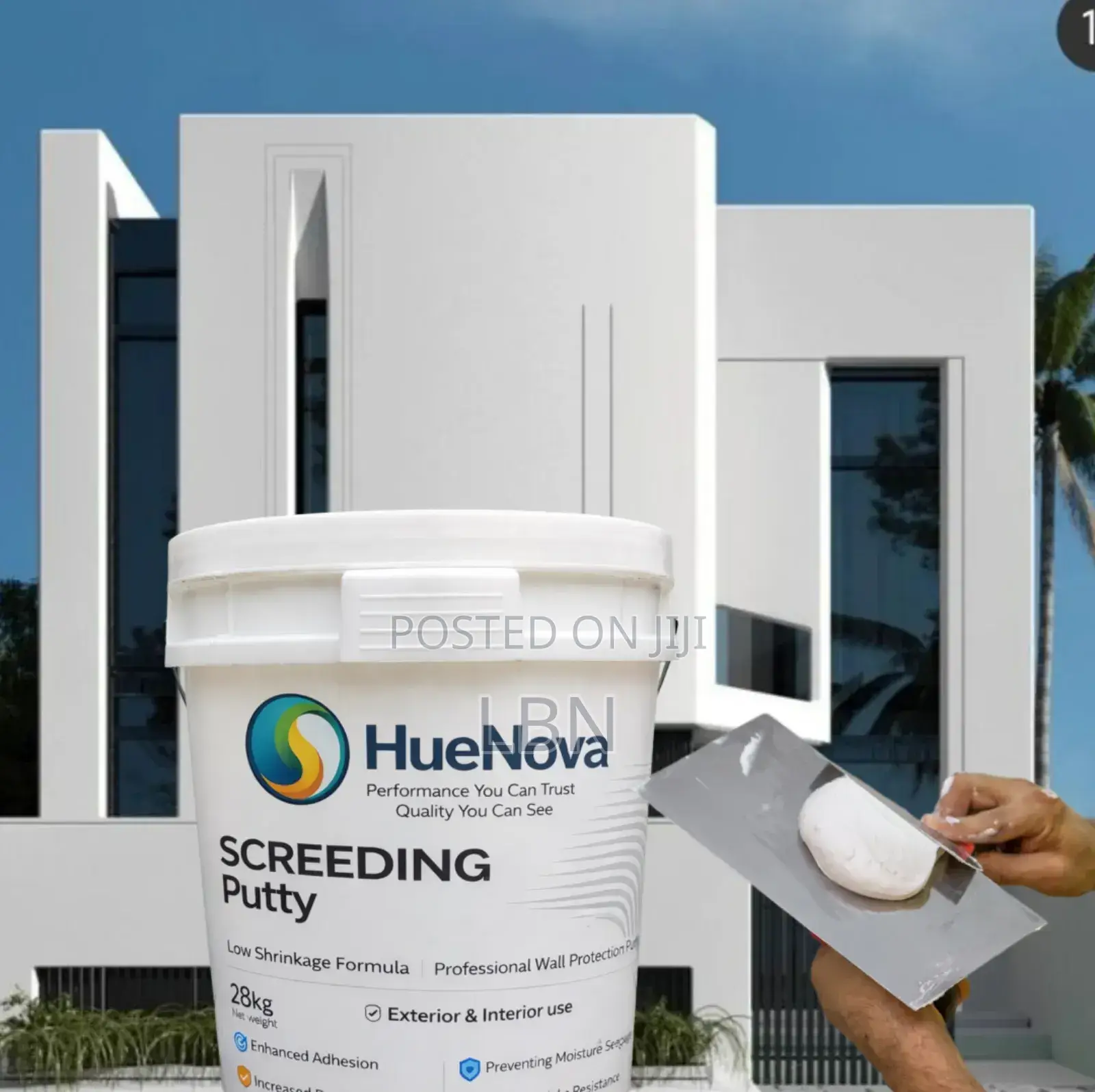 Anti-Crack Wall Putty in Nigeria | Fix Wall Cracks Dampness Fast