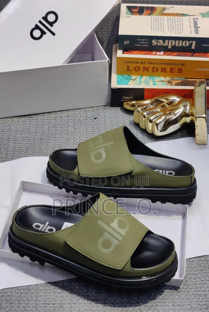 Ala Leather Slide, 3 Colors