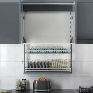 Smart Automatic Sensor Pull-Down Plate Rack (Remote Voice Control)
