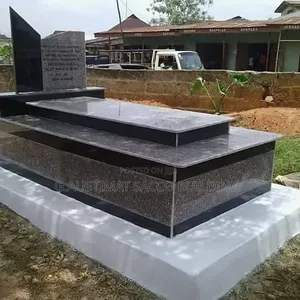 Two Colour Combination Grave Marble and Granite