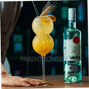 Gourd Shaped Drinking Glass Cup - 1 Pc