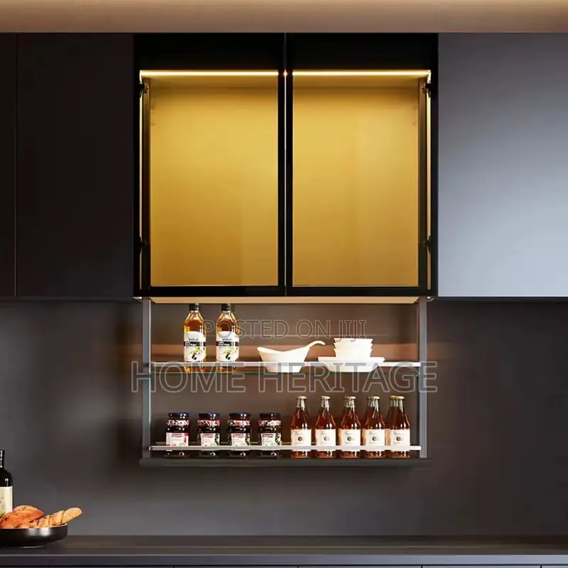 Smart Automatic Sensor Pull-Down Shelf (Remote Voice Control)