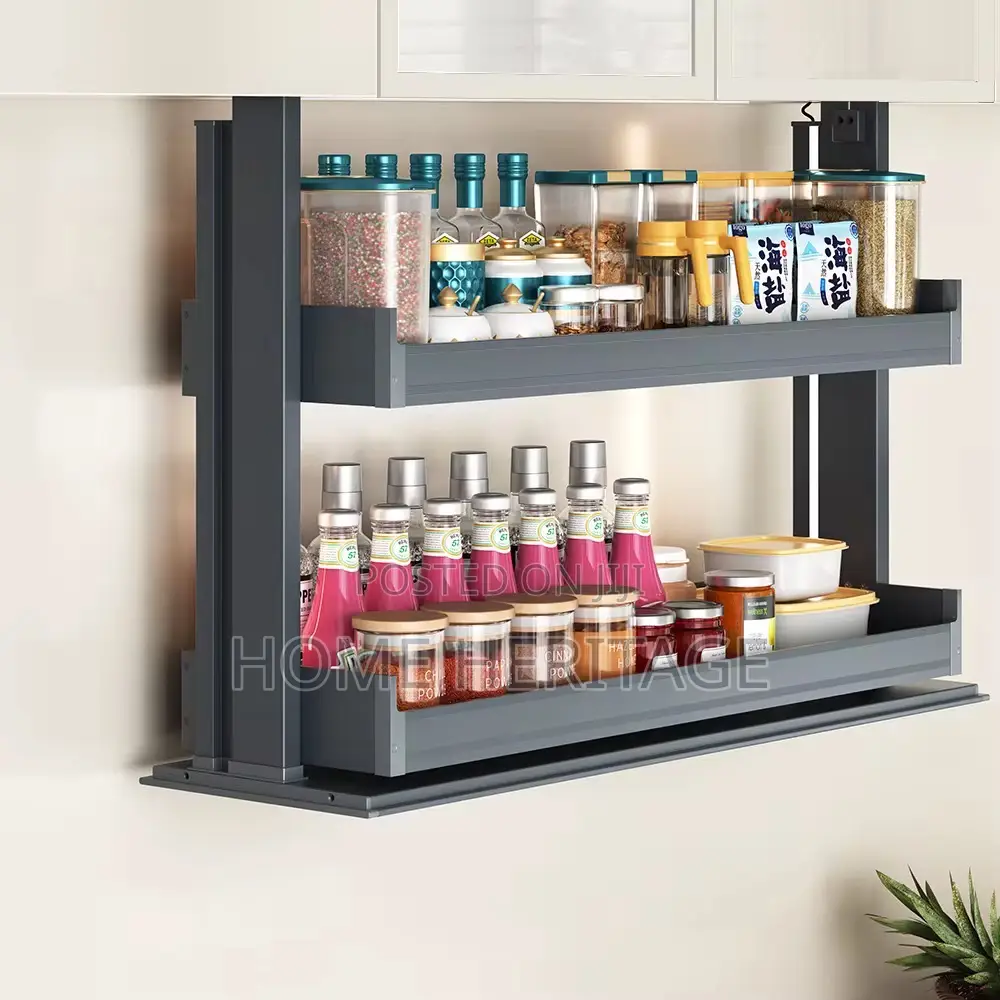 Smart Automatic Sensor Pull-Down Shelf (Remote Voice Control)
