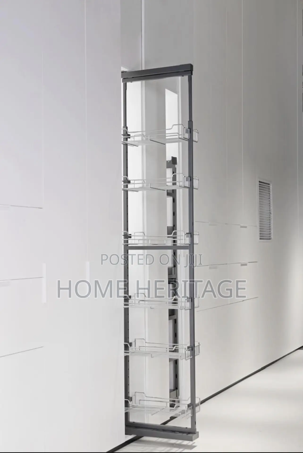 Modern Pull-Out Pantry Shelf – Space-Saving Kitchen Storage
