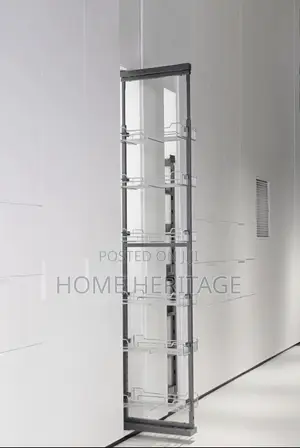 Modern Pull-Out Pantry Shelf – Space-Saving Kitchen Storage