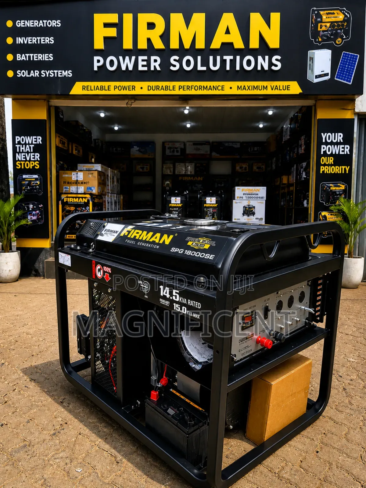 Firman SPG 18000se Generator 15kva – Powerful Durable