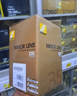 Nikon Lens 35mm Nikkor Af-S 35mm F/1.8 G Dx