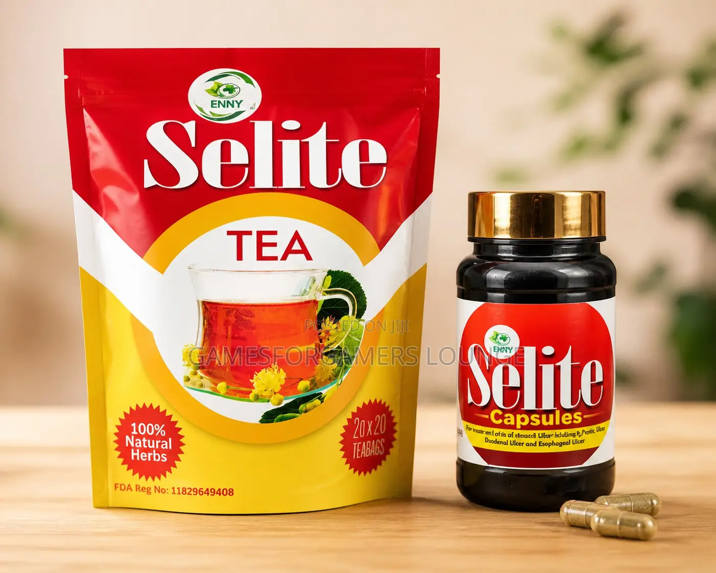 Cure Ulcer With Selite Capsule and Herbal Tea