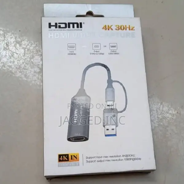 Hdmi Video Capture Usb-C Video Audio Capture Card for Streaming