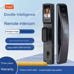 Premium Smart Video Door Lock With Fingerprint Unlock + App Unlock |