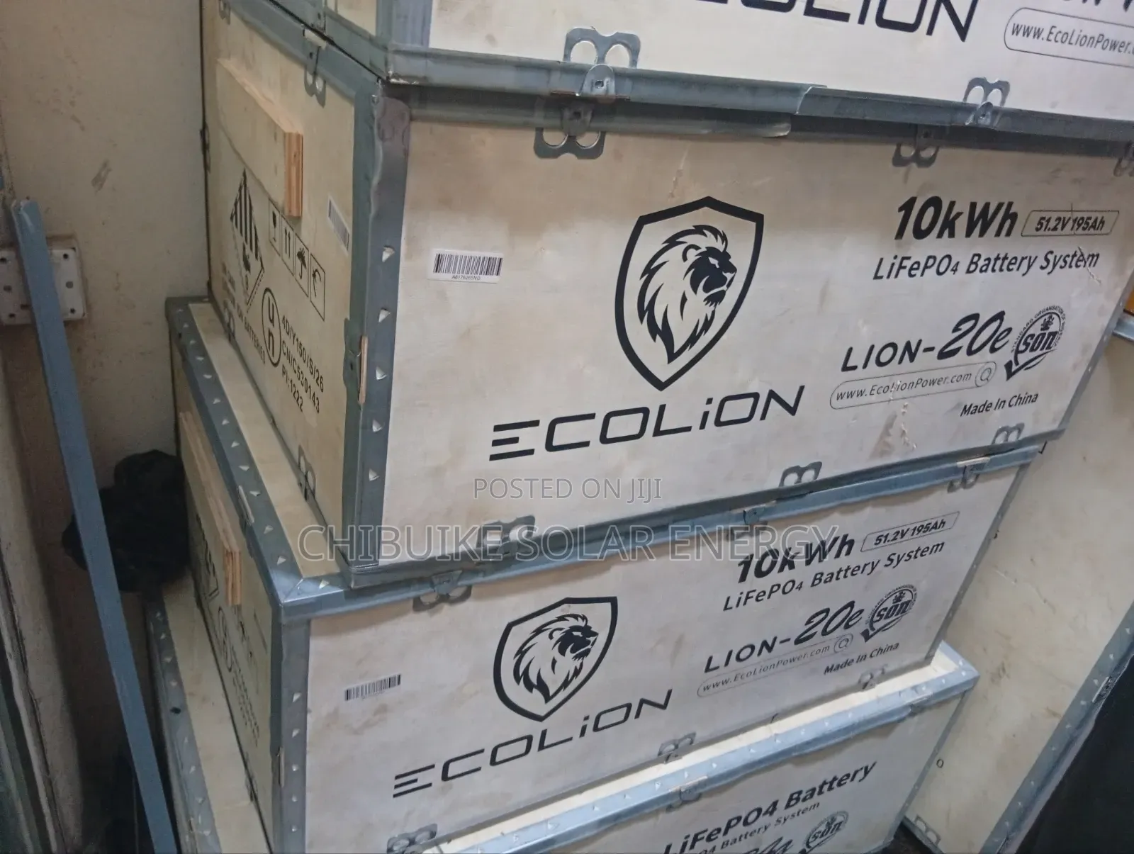 Ecolion Lithium Ion Batteries 10kwh 48v