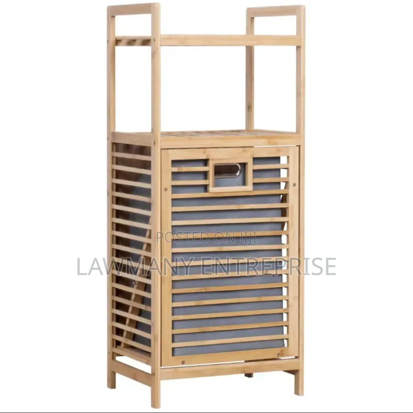 Bathroom Rack With Laundry Bag