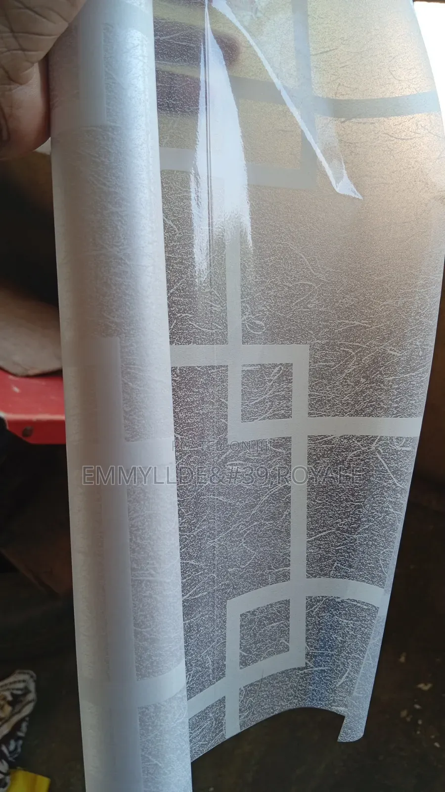 Frosted Electrostatic Glass Film Different Designs Per Roll