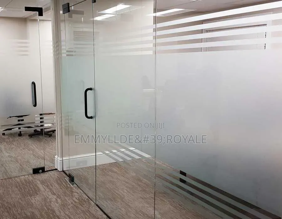 Frosted Electrostatic Glass Film Different Designs Per Roll