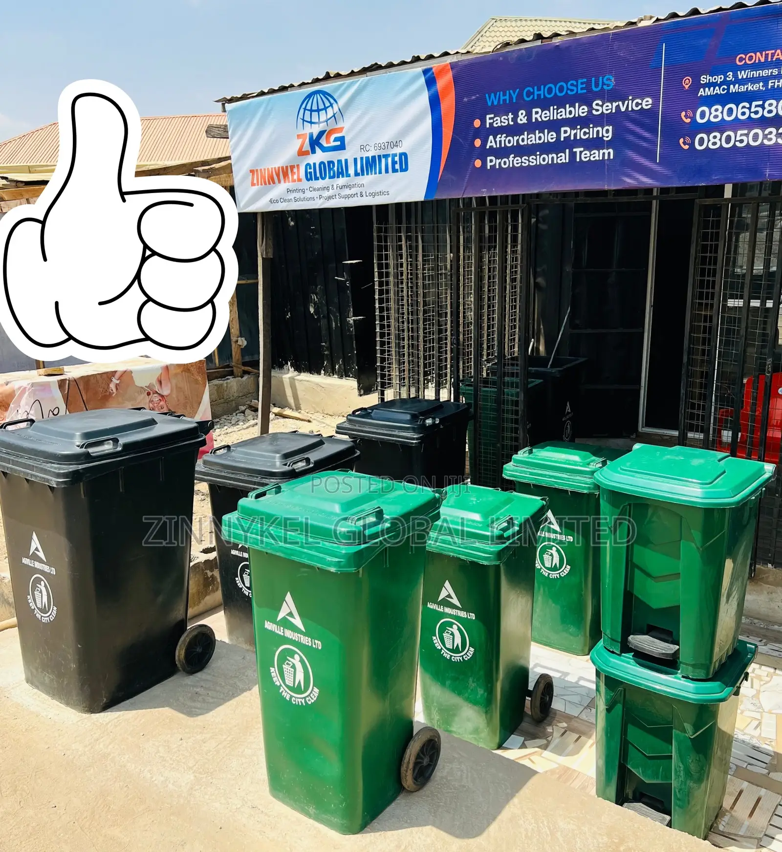 Waste Bin And Biodegradable Waste Bags