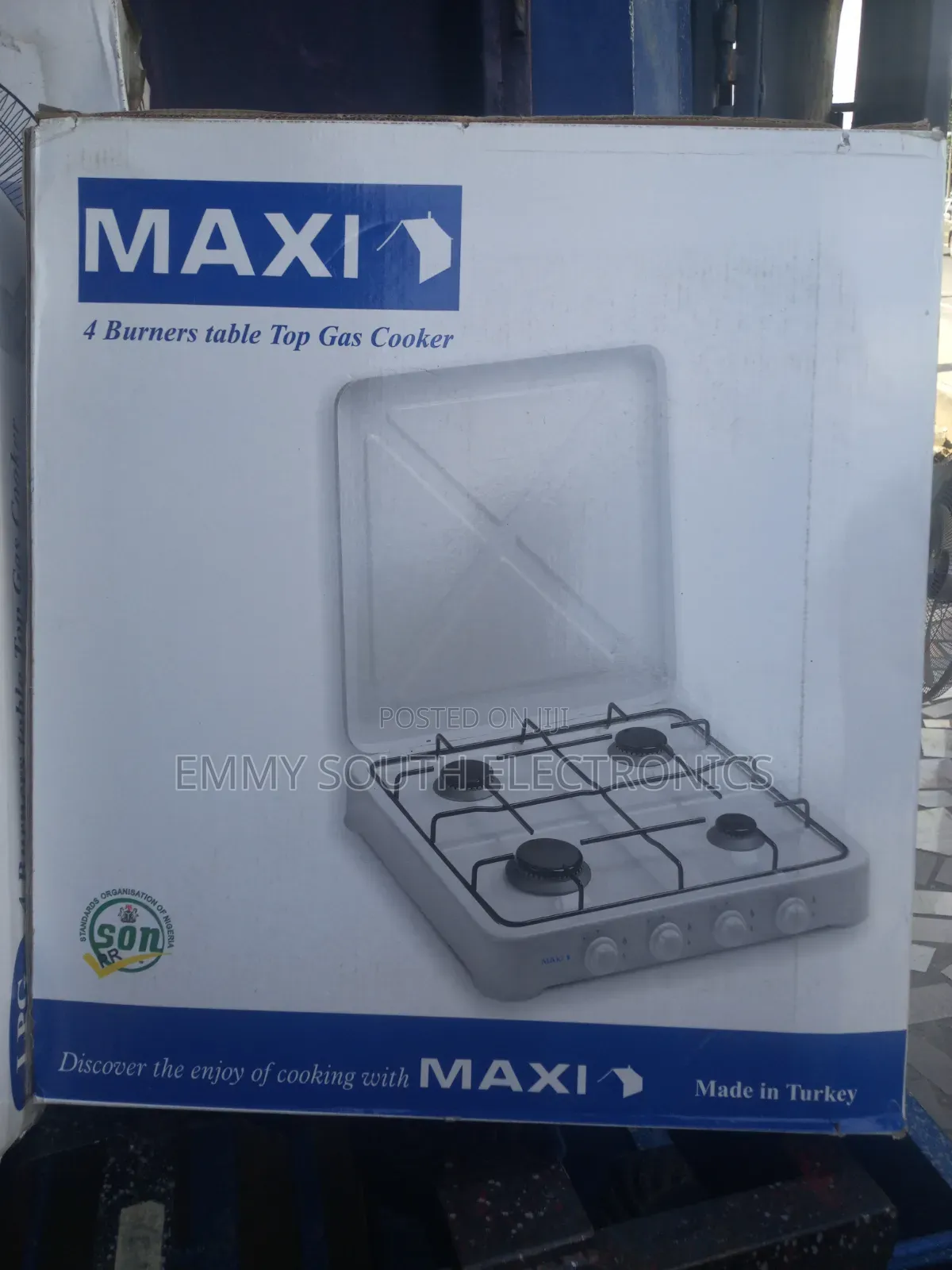 Maxi 4 Burnes Table Gas Cooker