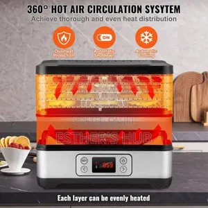 Food Dehydrator Machine 5 Layers for Food , Fruits Etc