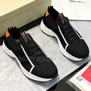 Santoni Quality Luxury Men Sneakers