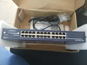 Netgear Jfs524 24 Port 10/100 MBPS Fast Ethernet Switch (Blue)