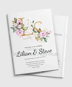 Wedding Program