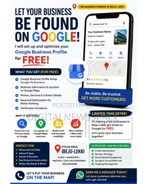 Get Your Business On Google For Free | Ibeju-lekki Visibility Boost