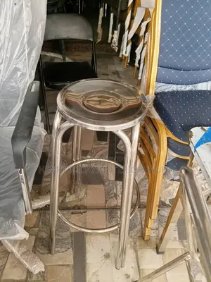 Stainless Side Stools Sliver Color