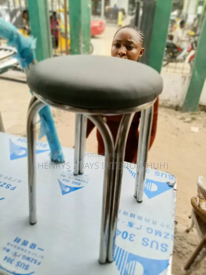 Stainless Side Stools Sliver Color
