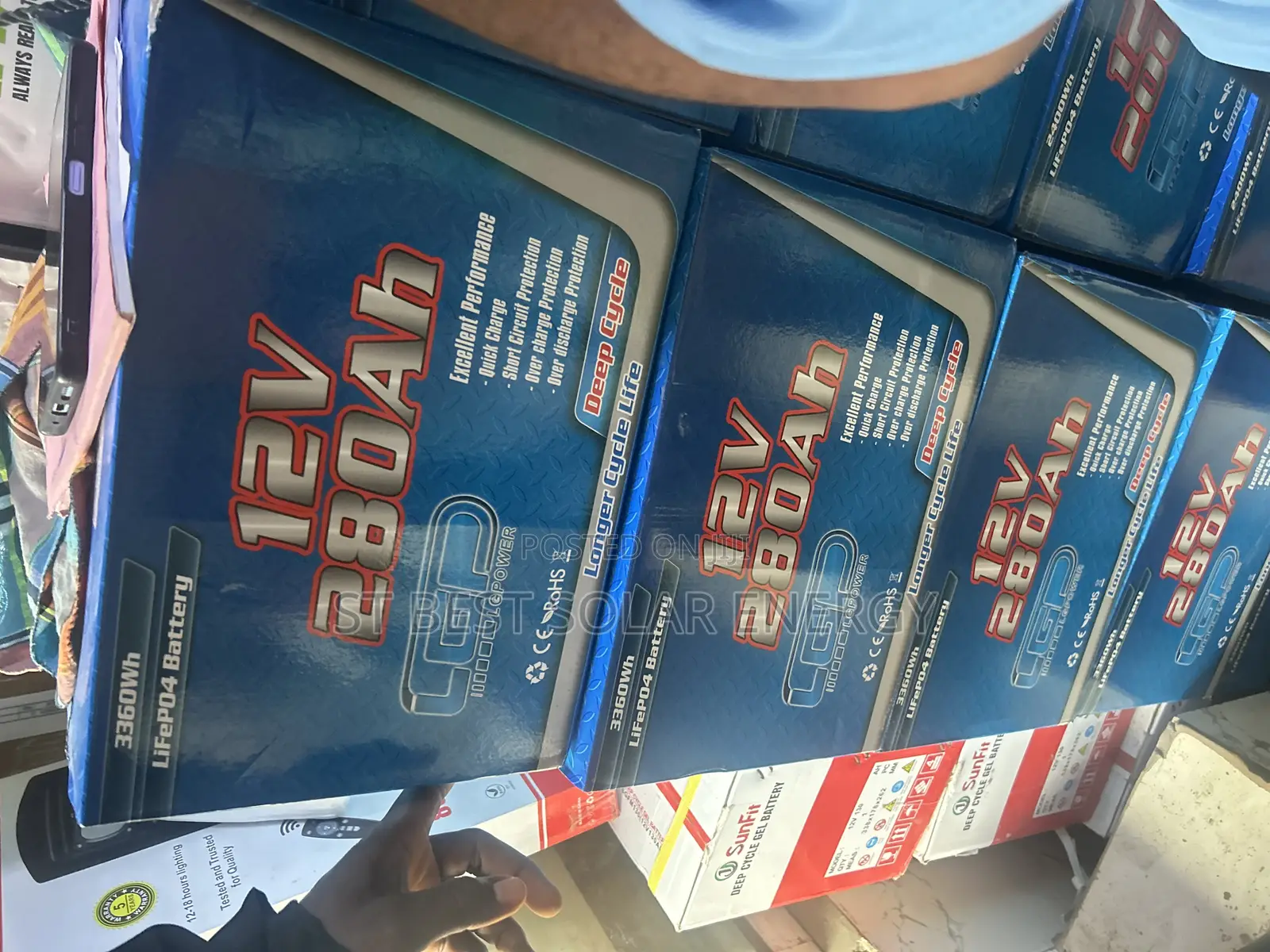 12v/280ah Lithium Ion Battery