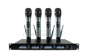 4-Channel Uhf Wireless Microphone System