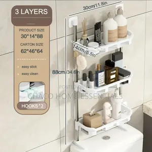 3 Layers Over the Toilet Storage Rack