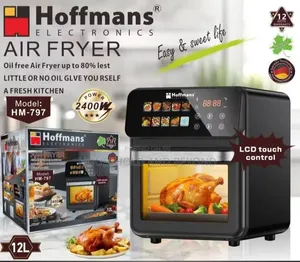 12l Hoffmans Air Fryer With LCD Touch Control
