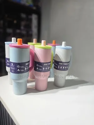 Insulated Tumbler With Straw Cover