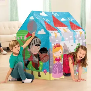 Intex Brand Children's Play Tent Shown in a Promotional