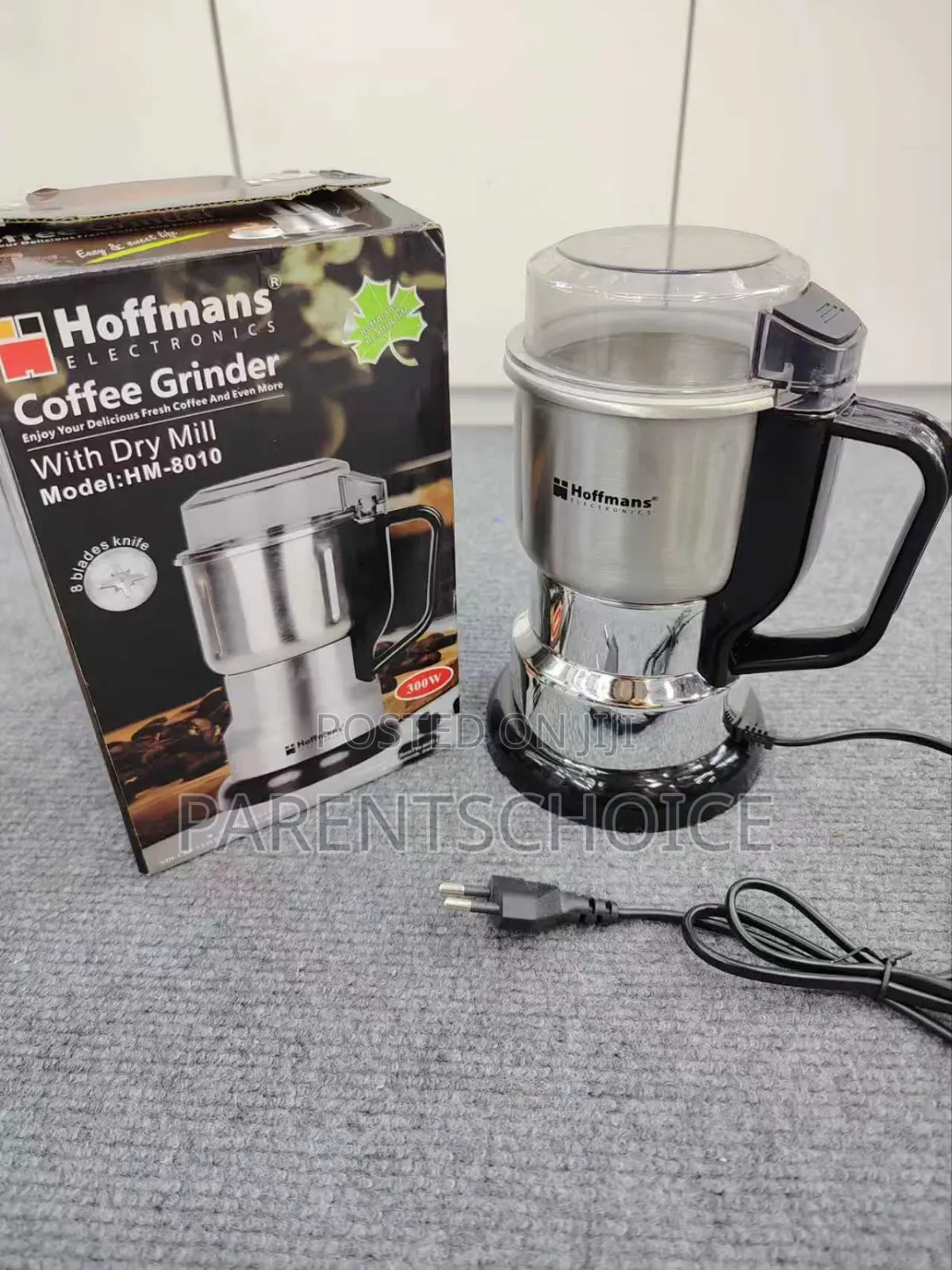 Hoffmans Hm-8010 Dry Mill Coffee Grinder 300w