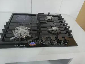 Polystar 4 Burner Gas Cooker