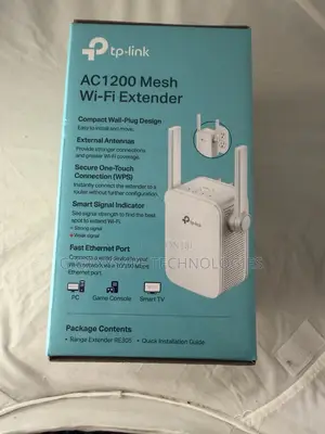 Tp-Link Mesh Wi-Fi Extender Ac1200 Dual Band Re305