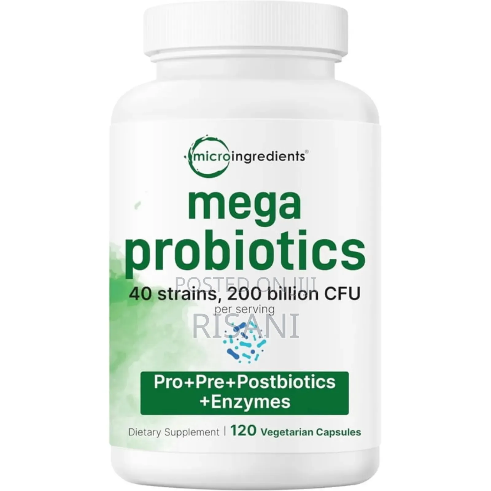 Microingredients Mega Probiotics by 120 Capsules
