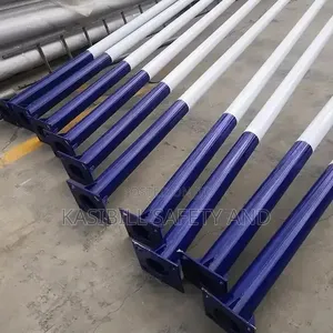 Galvanized Steel Solar Street Light Poles.