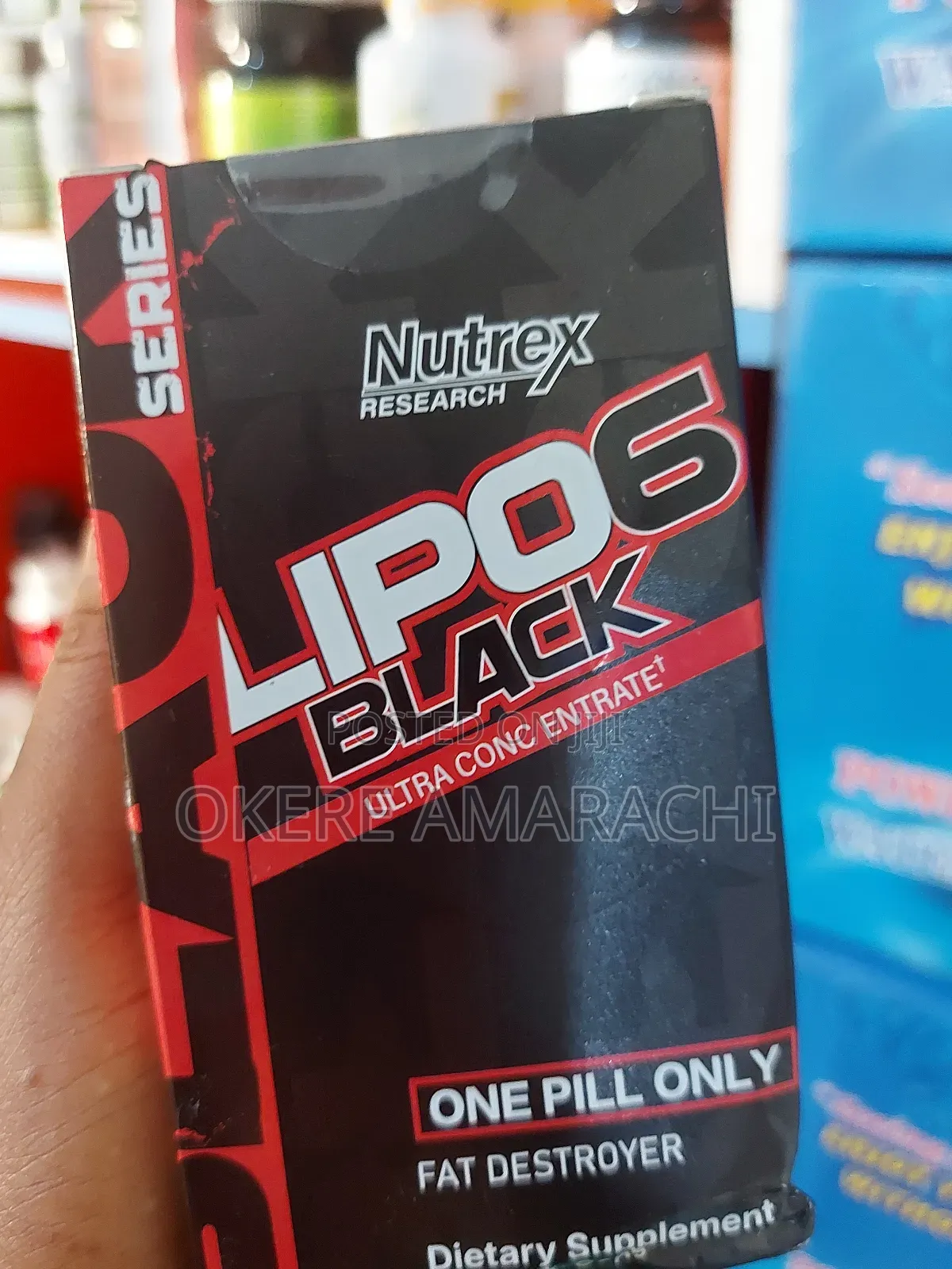 Nutrients Lipo6 Black